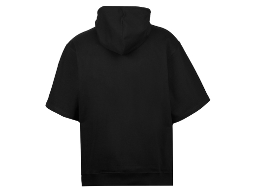 Изображение №12 | Худи оверсайз с коротким рукавом «Warsaw» унисекс XS-S (черный)