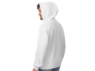 Изображение №6 | Толстовка оверсайз с капюшоном на молнии «Monaco» XS-S (белый)