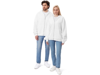 Изображение №9 | Толстовка оверсайз с капюшоном на молнии «Monaco» XS-S (белый)