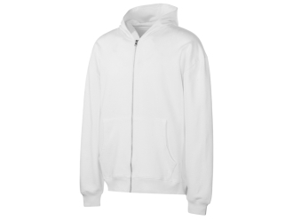 Изображение №10 | Толстовка оверсайз с капюшоном на молнии «Monaco» XS-S (белый)