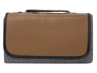 Изображение №4 | Плед для пикника «Campster» (светло-серый, коричневый)