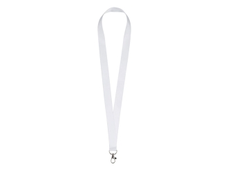 Изображение №1 | Ланъярд под сублимацию с карабином, 2 см (белый)