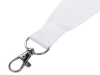 Изображение №4 | Ланъярд под сублимацию с карабином и замком обрыва, 2 см (белый)
