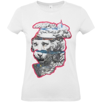 Изображение №2 | Футболка женская «Смотри вглубь», белая, размер S