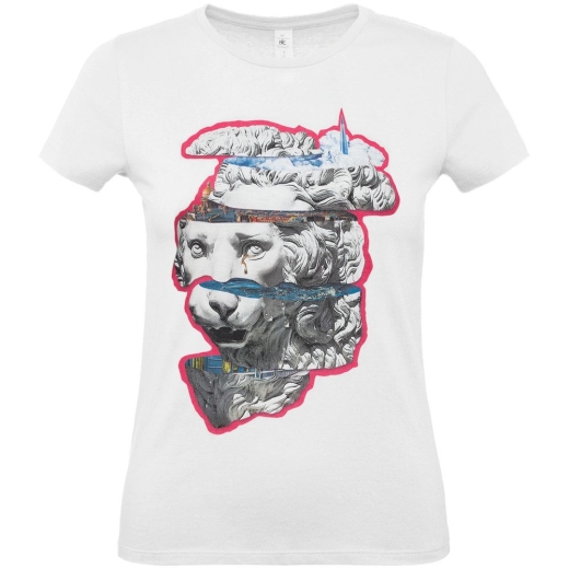 Изображение №2 | Футболка женская «Смотри вглубь», белая, размер S