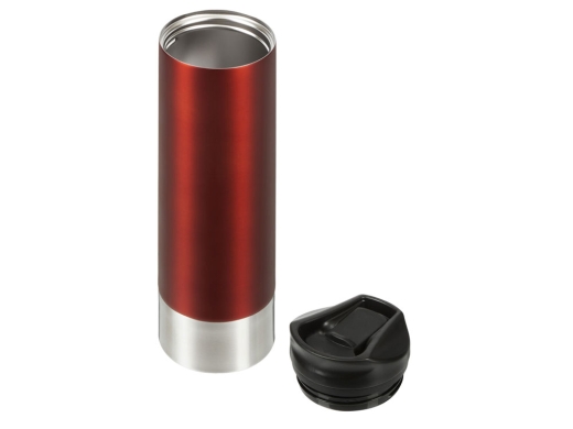 Изображение №2 | Герметичная термокружка c двойными стенками и медным слоем  «Torrid», 470 мл (темно-красный)