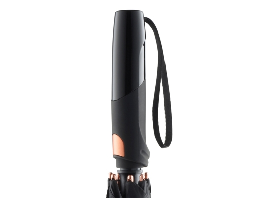 Изображение №5 | Зонт-трость «Alugolf» (черный/медный)