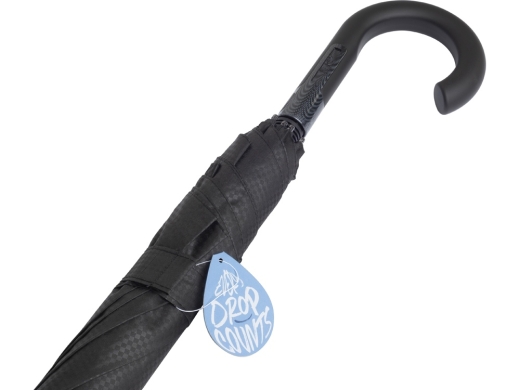 Изображение №8 | Зонт-трость «Carbon» с куполом из переработанного пластика (черный)