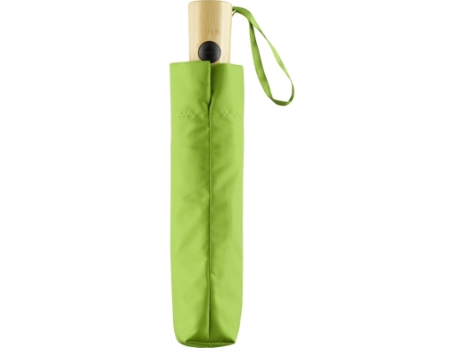 Изображение №10 | Зонт складной из бамбука «ÖkoBrella» полуавтомат (лайм)