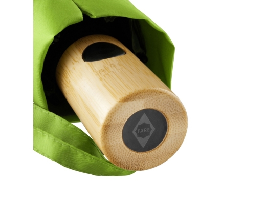 Изображение №12 | Зонт складной из бамбука «ÖkoBrella» полуавтомат (лайм)