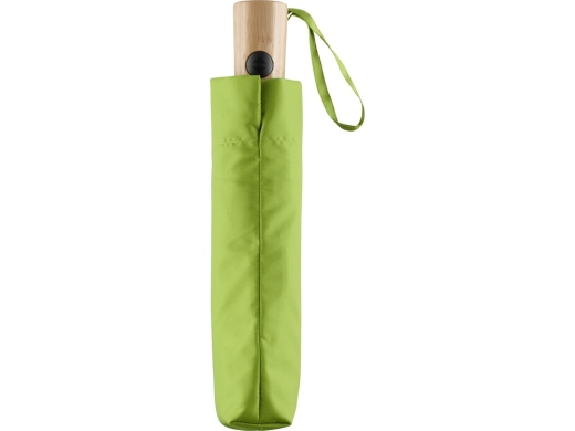 Изображение №15 | Зонт складной из бамбука «ÖkoBrella» полуавтомат (лайм)