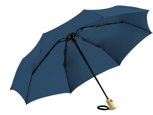 Изображение №2 | Зонт складной из бамбука «ÖkoBrella» полуавтомат (серый)