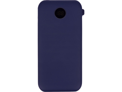 Изображение №5 | Внешний беспроводной аккумулятор с подсветкой лого «Astro», soft-touch, 10000 mAh (темно-синий)