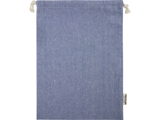 Изображение №3 | Большая подарочная сумка «Pheebs» из переработанного хлопка 4 л 4л (синий)