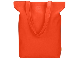 Изображение №2 | Сумка Fixy из переработанного хлопка 220 г/м2 с фиксирующей лентой (оранжевый)