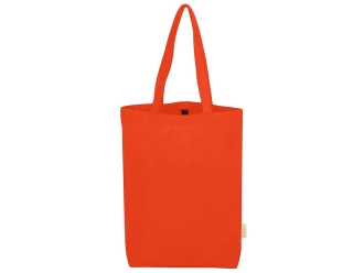 Изображение №5 | Сумка Fixy из переработанного хлопка 220 г/м2 с фиксирующей лентой (оранжевый)