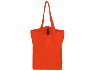 Изображение №6 | Сумка Fixy из переработанного хлопка 220 г/м2 с фиксирующей лентой (оранжевый)