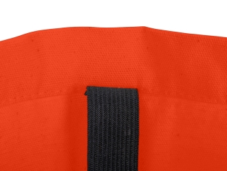 Изображение №7 | Сумка Fixy из переработанного хлопка 220 г/м2 с фиксирующей лентой (оранжевый)