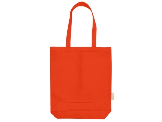 Изображение №8 | Сумка Fixy из переработанного хлопка 220 г/м2 с фиксирующей лентой (оранжевый)