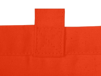 Изображение №9 | Сумка Fixy из переработанного хлопка 220 г/м2 с фиксирующей лентой (оранжевый)