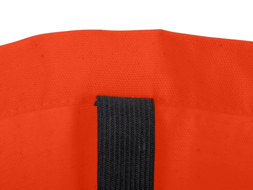 Изображение №7 | Сумка Fixy из переработанного хлопка 220 г/м2 с фиксирующей лентой (оранжевый)