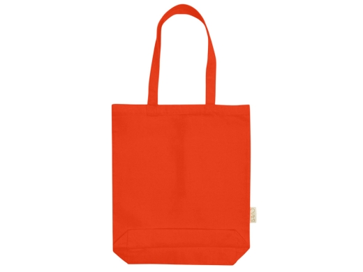 Изображение №8 | Сумка Fixy из переработанного хлопка 220 г/м2 с фиксирующей лентой (оранжевый)