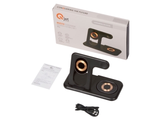 Изображение №13 | Беспроводная зарядная станция 3-в-1 «MajestIQ», 15 Вт (черный)