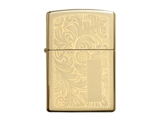 Изображение №1 | Зажигалка ZIPPO Venetian® с покрытием High Polish Brass (золотистый)