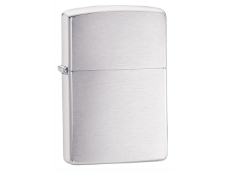 Изображение №1 | Зажигалка ZIPPO Classic с покрытием Brushed Chrome (серебристый)