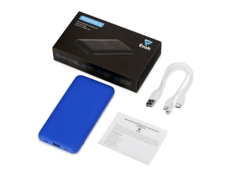 Изображение №5 | Внешний беспроводной аккумулятор с подсветкой лого «Reserve X» v.2 (ярче подсветка), 8000 mAh (ярко-синий)