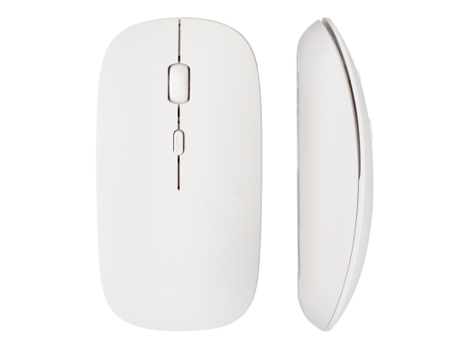 Изображение №1 | Беспроводная мышь со встроенным аккумулятором «Rush», адаптер USB-A (белый)