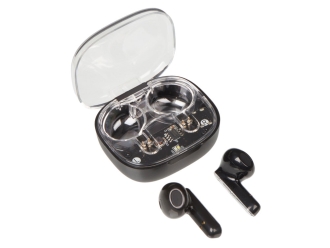 Изображение №4 | Беспроводные наушники TWS «Sync» (черный, прозрачный)