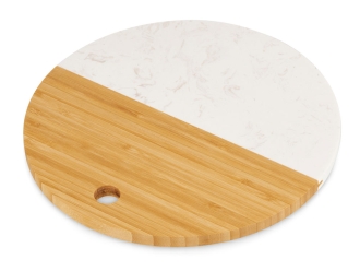 Изображение №1 | Разделочная доска из бамбука и мрамора «Julia» (натуральный, мраморный белый)