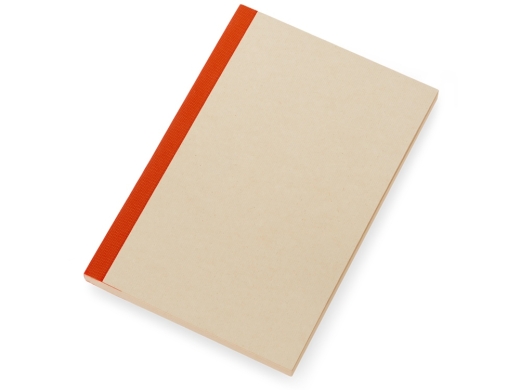 Изображение №1 | Блокнот А5 из переработанного тростника и RPET «Adiantum» (красный/бежевый)