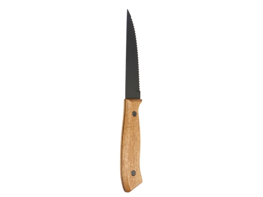 Изображение №6 | Набор приборов для стейка «Remy» (черный, натуральный коричневый)