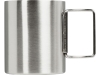 Изображение №2 | Стальная кружка со складными ручками «Kamchatka» (серебристый)