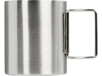 Изображение №2 | Стальная кружка со складными ручками «Kamchatka» (серебристый)