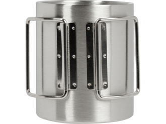 Изображение №5 | Стальная кружка со складными ручками «Kamchatka» (серебристый)