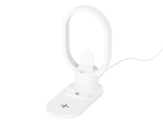 Изображение №2 | Беспроводная зарядная станция 4-в-1 «Portal» c лампой, 15 Вт (белый)