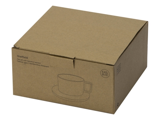 Изображение №7 | Чайная пара с бамбуковым блюдцем «Sheffield» (черный)