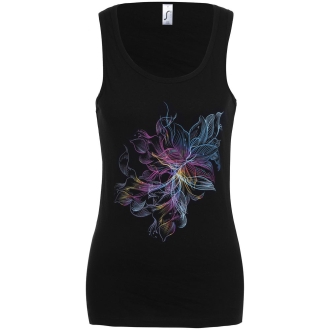 Изображение №1 | Майка женская Vibrance, черная, размер S