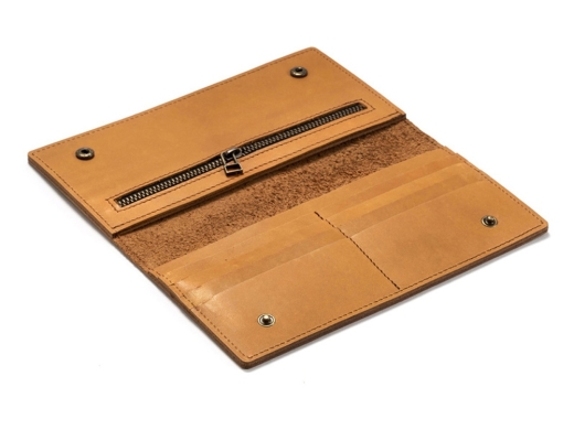 Изображение №2 | Бумажник «Денмарк» С лого (оранжевый)