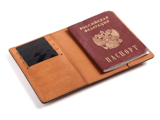 Изображение №3 | Обложка для паспорта «Нит» С лого (оранжевый)