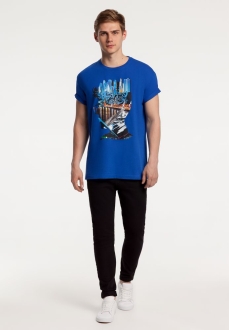 Изображение №4 | Футболка Moscow Boy, ярко-синяя, размер S