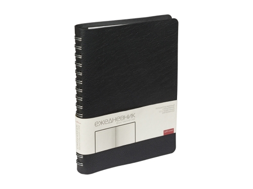 Изображение №1 | Ежедневник полудатированный А5 «Orbit» (черный)
