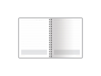 Изображение №2 | Ежедневник недатированный А5 «Torino» (розовый пудровый)