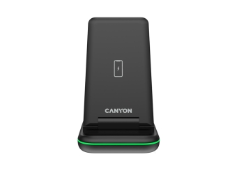 Изображение №2 | Беспроводное зарядное устройство 3-в-1 «WS-304», 15 Вт (черный)