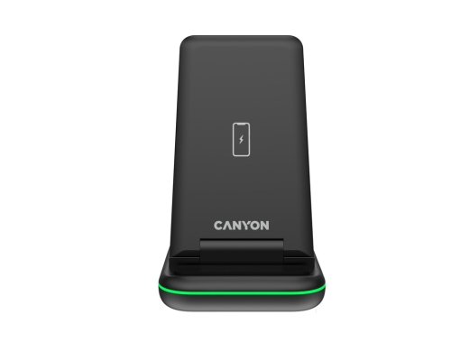 Изображение №2 | Беспроводное зарядное устройство 3-в-1 «WS-304», 15 Вт (черный)