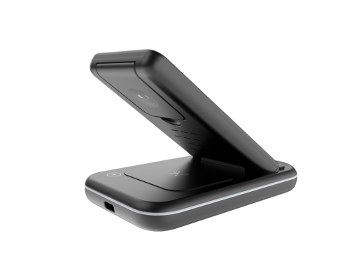 Изображение №4 | Беспроводное зарядное устройство 3-в-1 «WS-304», 15 Вт (черный)