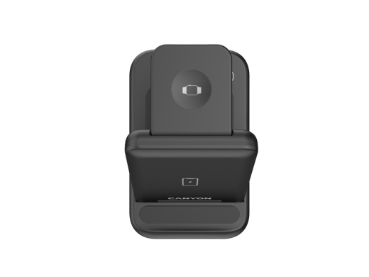 Изображение №5 | Беспроводное зарядное устройство 3-в-1 «WS-304», 15 Вт (черный)